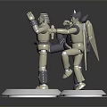 Modern robot toy sci-fi robot 3d model