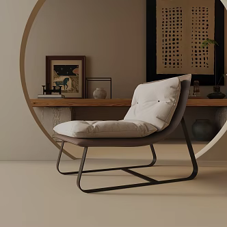 modern leisure chair 3d model
