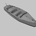 Classic Wooden Boat With Leather Seats And Smooth Wooden Surface Design