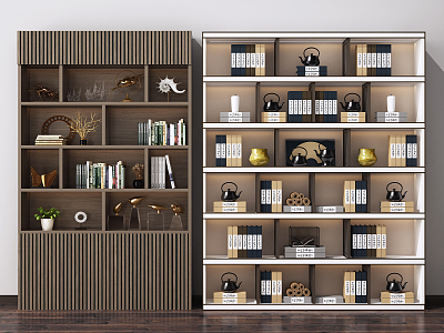 New Chinese Bookcase Combination model