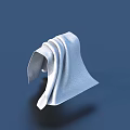 Soft White Towel For Daily Bathroom Use With Soft Texture And Absorbent Material