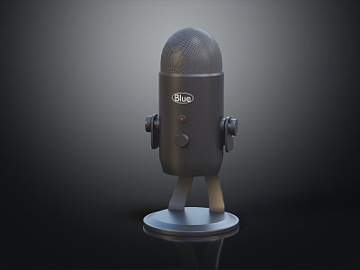 Modern Microphone Mike Amplifier model