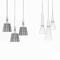 Modern Pendant Lights With Various Geometric Designs And Metallic Finishes For Home Decor