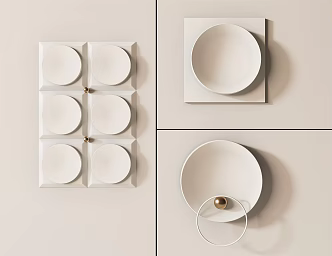 Silent Wall Decoration 3d model