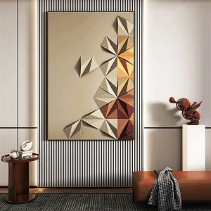 modern decorative painting 3d model