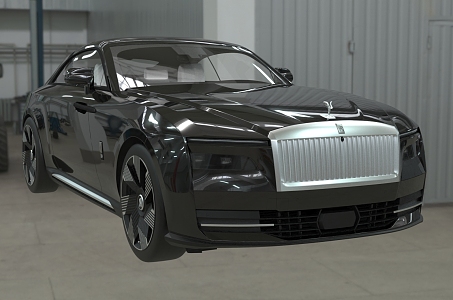 2024 Rolls-Royce Ghost Luxury Car Sedan Million Class Business Luxury 3d model