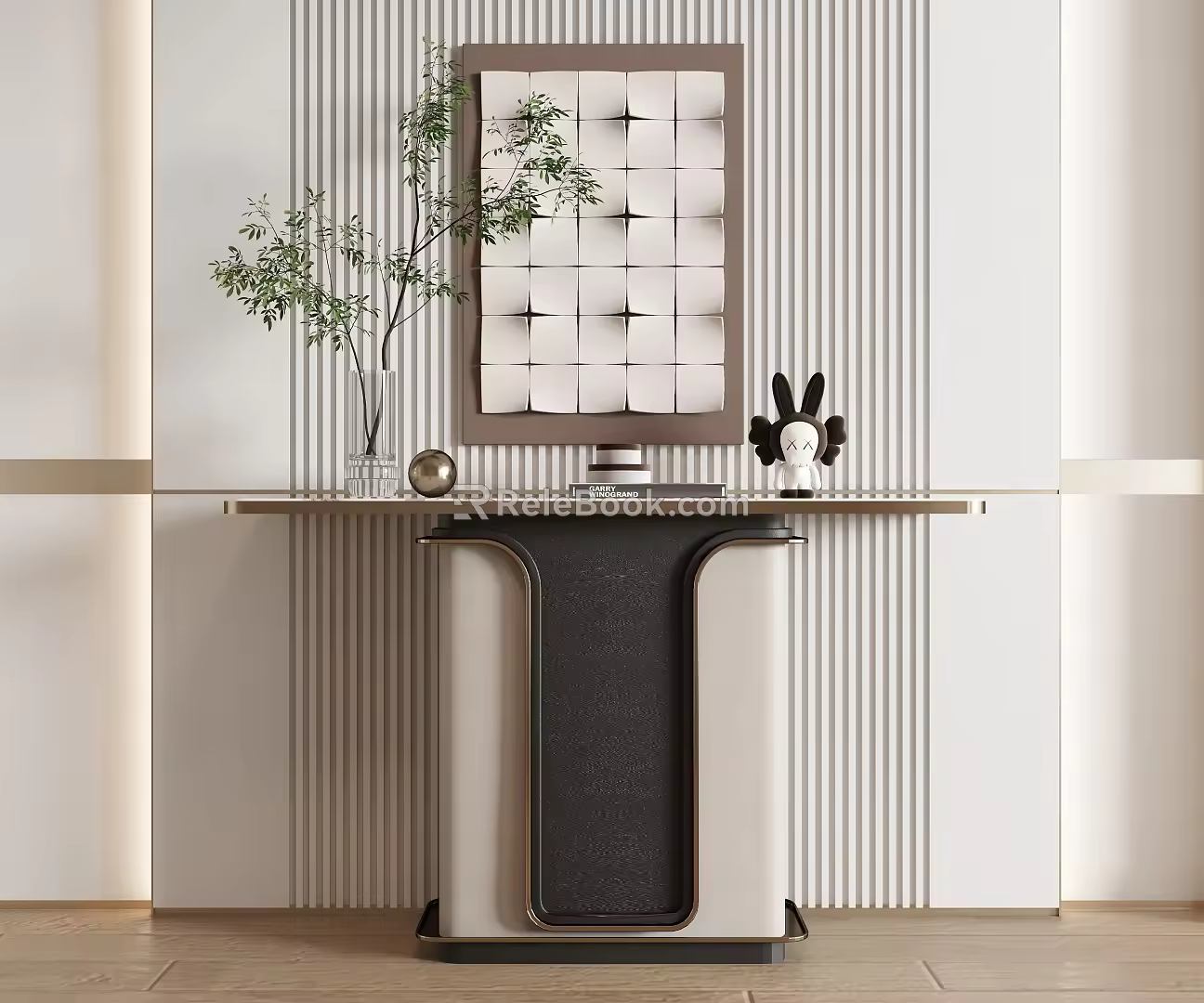 Modern End View Platform Light Luxury End View Platform Entrance Platform 3d model