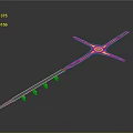 Elevated Intersection Structure With Yellow Circular Center White Supports And Road Segments
