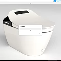 Modern White Smart Toilet with Sleek Design and Ergonomic Comfortable Seat