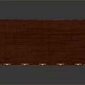 Red Wooden Drawer Cabinet With Multiple Small Drawers And Wooden Handles