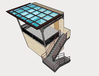 Gazebo 3d model