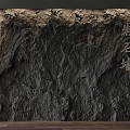 Natural Rock Texture TV Background Wall Design For Modern Living Room