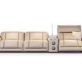 Italy Divanl Functional Sofa Leather Sofa Chivas Functional Sofa 3d model