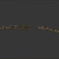 Model Railroad Tracks With Straight And Curved Sections On White Background