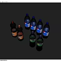 Assorted Bottled Drinks With Pepsi Sprite Fanta And Multiple Flavors On