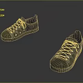 Black Casual Shoes With White Laces And Sleek Design For Everyday Wear