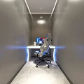 Modern Internet Cafe Interior With Esports Gaming Chairs Computers And Electronic Sports