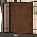 New Chinese Partition Screen 3d model
