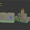 Modern White Electronic Devices Power Adapter and Network Extender with Plug and Interface Design
