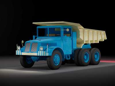 Modern muck truck is too drag dump truck model