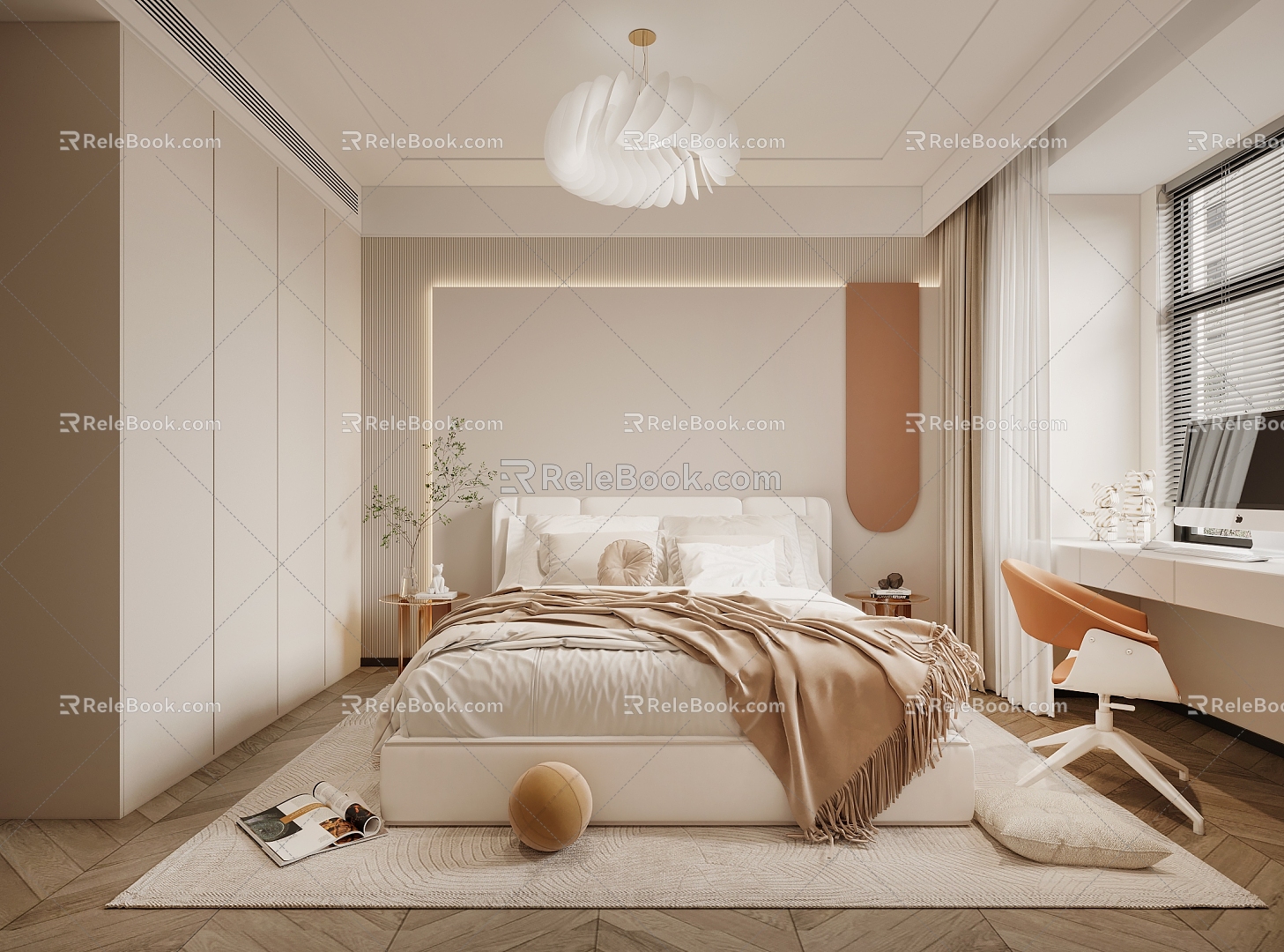 Modern Bedroom Bedroom Children's Room 3d model