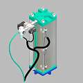 Water quality testing instrument 3d model
