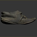 Low-top Leather Shoes Old Leather Shoes Dirty Leather Shoes Old Shoes Casual Leather Shoes Low-top Leather Shoes Casual Shoes Jogging Shoes 3d model