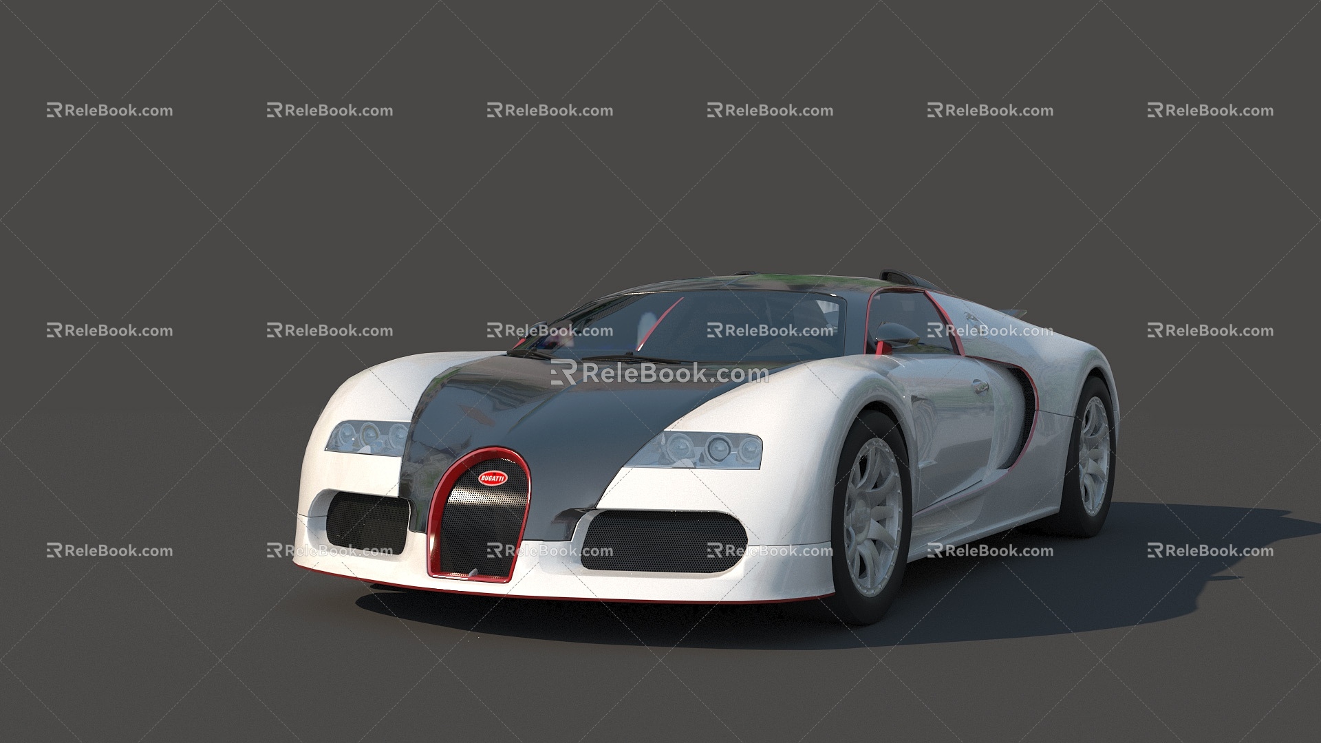 sports car Bugatti Veyron Bugatti Veyron 3d model