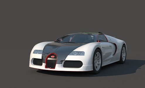 sports car Bugatti Veyron Bugatti Veyron 3d model