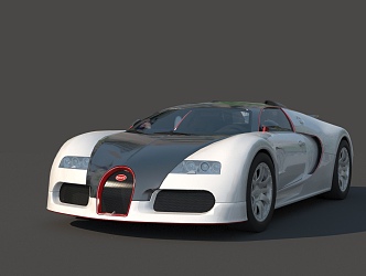 sports car Bugatti Veyron Bugatti Veyron 3d model