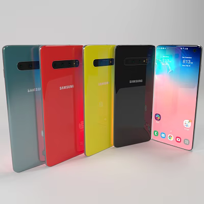 Modern Mobile Phone Samsung Mobile Phone 3d model