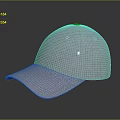 Light Purple Baseball Cap with Brim and Small Holes Simple Fabric Design Dark Background Reflection