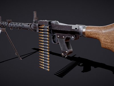 Machine Gun German Weapons model