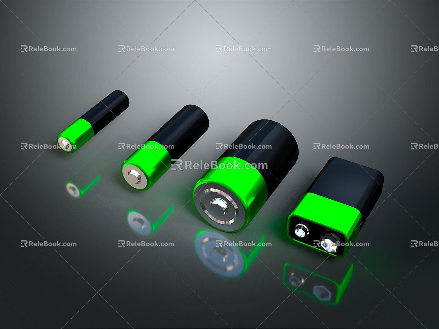 Sci-fi Battery Energy Battery Sci-fi Energy Battery Fuel 3d model