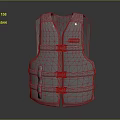 Safety Life Vest With Adjustable Straps And Buoyant Design For Water Activities