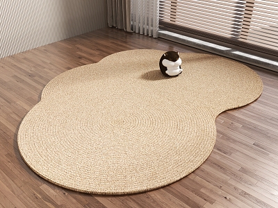 Shaped Carpet 3d model