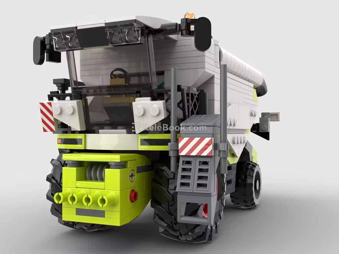 Lego toy building blocks earthwork truck engineering vehicle tool car 3d model