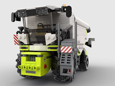 Lego toy building blocks earthwork truck engineering vehicle tool car 3d model