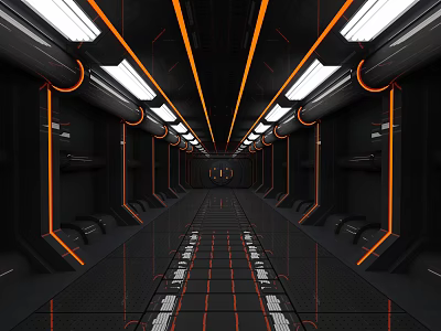 Modern KTV aisle 3d model