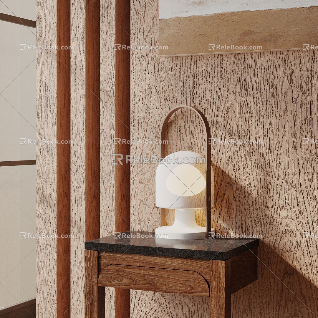 Modern table lamp 3d model