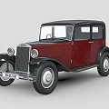 vintage car 3d model