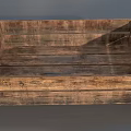 Vintage Rectangular Wooden Shelf With Distressed Texture For Home Storage And 3d model