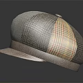 Stylish Patchwork Wool Flat Cap With Multi Color Design For Autumn Winter Fashion