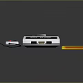 Modern game console home game console Nintendo game console vintage game console 3d model