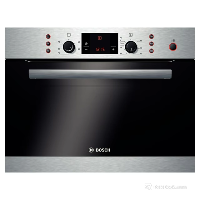 Bosch Built in Oven with Digital Display and Control Panel for Modern Kitchen Appliances 3d model 