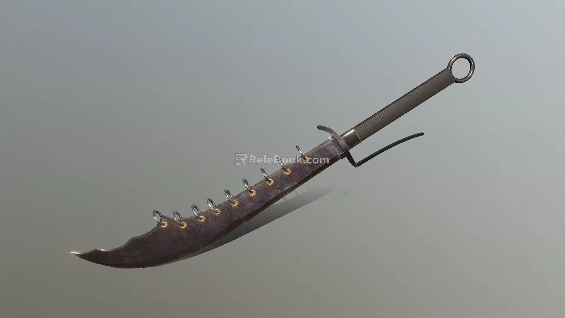 Weapons Chinese broadsword 3d model