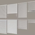 Minimalist venetian blinds Rolling blinds Venetian blinds 3d model