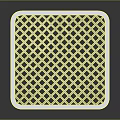 Efficient Durable White Plastic Storage Crate With Grid Design And Handles
