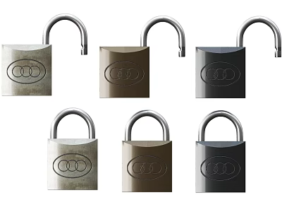 Padlock door lock small lock key lock safety lock lockset metal lock head copper lock padlock door lock small lock key lock safety lock lockset 3d model