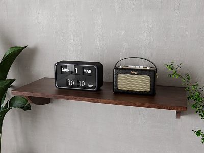 Nordic radio ornaments combination 3d model